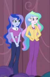 Size: 161x248 | Tagged: safe, screencap, princess celestia, princess luna, principal celestia, vice principal luna, equestria girls, g4, my little pony equestria girls: friendship games, duo, female