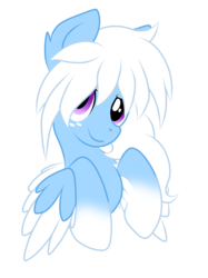 Size: 2048x2732 | Tagged: source needed, safe, artist:prismaticstars, artist:xnightmelody, oc, oc only, oc:cloud shaper, pegasus, pony, bust, female, glare, high res, looking at you, pegasus oc, simple background, solo, spread wings, trace, transparent background