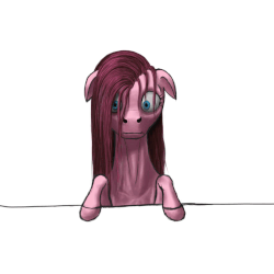 Size: 1097x1097 | Tagged: safe, artist:scorchedwing, pinkie pie, earth pony, pony, g4, animated, crying, female, gif, pinkamena diane pie, simple background, solo, white background