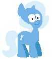 Size: 105x116 | Tagged: safe, artist:fauxsquared, trixie, pony, unicorn, trixie is magic, g4, animated, female, gif, simple background, smol, solo, transparent background