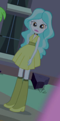 Size: 206x414 | Tagged: safe, screencap, cherry crash, paisley, equestria girls, g4, boots, canterlot high, cropped, fall formal outfits, female, high heel boots, solo