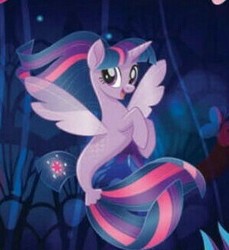 Size: 300x328 | Tagged: safe, twilight sparkle, alicorn, pony, seapony (g4), g4, my little pony: the movie, official, bubble, cute, female, fin, fin wings, fish tail, flowing mane, flowing tail, horn, looking at you, mare, ocean, open mouth, open smile, purple eyes, scales, seaponified, seapony twilight, seaquestria, smiling, smiling at you, solo, species swap, swimming, tail, twiabetes, twilight sparkle (alicorn), underwater, water