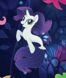 Size: 303x356 | Tagged: safe, rarity, pony, seapony (g4), g4, my little pony: the movie, official, cute, dorsal fin, female, fin, fish tail, flowing mane, flowing tail, horn, looking at you, mare, open mouth, raribetes, seaponified, seapony rarity, seaquestria, smiling, smiling at you, solo, species swap, tail, underwater, vector, water