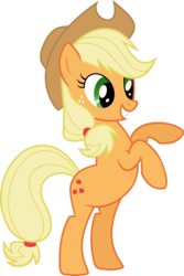 Size: 5000x7502 | Tagged: safe, artist:patec, applejack, earth pony, pony, fall weather friends, g4, my little pony: friendship is magic, absurd resolution, bipedal, female, mare, rearing, simple background, solo, transparent background, vector