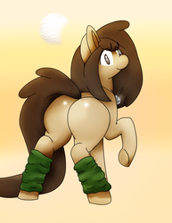 Size: 2587x3357 | Tagged: safe, artist:lou, oc, oc only, oc:louvely, pony, butt, clothes, high res, jewelry, plot, socks