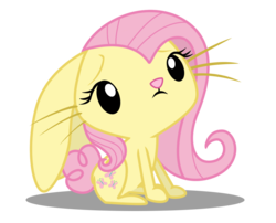 Size: 1000x809 | Tagged: safe, artist:dragonchaser123, fluttershy, rabbit, g4, bunnified, bunnyshy, female, hilarious in hindsight, simple background, solo, species swap, transparent background