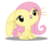 Size: 1000x809 | Tagged: safe, artist:dragonchaser123, fluttershy, rabbit, g4, bunnified, bunnyshy, female, hilarious in hindsight, simple background, solo, species swap, transparent background