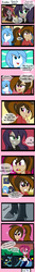 Size: 1100x8460 | Tagged: dead source, safe, artist:wubcakeva, oc, oc only, oc:angel love, oc:contralto, oc:cupcake slash, oc:esbern, horse, equestria girls, g4, amused, angry, blushing, breasts, busty oc, clothes, comic, cross-popping veins, disguised siren, female, glasses, grin, gritted teeth, hang in there, hanging, heart, heart eyes, high res, hoodie, in love, jewelry, lesbian, love, necklace, ponytail, prince, prince costume, racism, shipper on deck, shit eating grin, sigh, smiling, teeth, unamused, wingding eyes, wondercolts