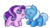 Size: 648x360 | Tagged: safe, artist:unclecucky, starlight glimmer, trixie, pony, unicorn, g4, :t, blushing, chibi, cute, diatrixes, duo, eyes closed, female, glimmerbetes, happy, heart, lesbian, mare, nuzzling, open mouth, raised hoof, ship:startrix, shipping, simple background, smiling, squishy cheeks, transparent background