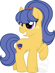 Size: 529x700 | Tagged: safe, artist:tambelon, oc, oc only, oc:score phase, earth pony, pony, female, mare, solo, watermark