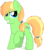 Size: 600x675 | Tagged: safe, artist:tambelon, oc, oc only, oc:free fall, earth pony, pony, female, magical lesbian spawn, mare, offspring, parent:applejack, parent:rainbow dash, parents:appledash, watermark