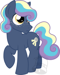 Size: 561x700 | Tagged: safe, artist:tambelon, oc, oc only, oc:moonbeam, earth pony, pony, male, solo, stallion, watermark