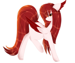 Size: 1024x860 | Tagged: safe, artist:php146, oc, oc only, oc:sora, pony, seraph, eye clipping through hair, female, mare, multiple wings, simple background, solo, transparent background