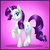 Size: 1300x1300 | Tagged: safe, artist:rainbowsweetcolors, rarity, g4, female, raised hoof, smiling, solo