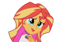 Size: 1280x720 | Tagged: safe, artist:sunshinerarity-666, sunset shimmer, equestria girls, g4, my little pony equestria girls: legend of everfree, clothes, embrace the magic, female, simple background, solo, transparent background, vector