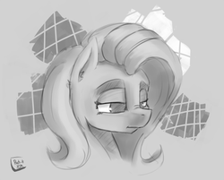 Size: 1188x956 | Tagged: safe, artist:post-it, fluttershy, g4, colored sketch, female, sketch, solo