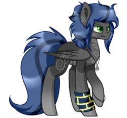 Size: 1558x1440 | Tagged: safe, artist:despotshy, oc, oc only, oc:kama, pegasus, pony, clothes, female, mare, raised hoof, simple background, snaggletooth, solo, transparent background, walking