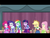 Size: 1024x768 | Tagged: safe, screencap, applejack, fluttershy, pinkie pie, rainbow dash, rarity, twilight sparkle, equestria girls, g4, my little pony equestria girls: rainbow rocks, angry, female, worried