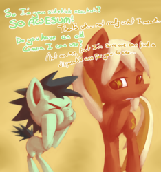 Size: 1280x1365 | Tagged: artist needed, safe, oc, oc only, oc:money shot, earth pony, pony, vocational death cruise, duo