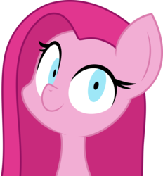 Size: 4175x4500 | Tagged: safe, artist:ikarooz, artist:slb94, pinkie pie, earth pony, pony, g4, absurd resolution, looking at you, pinkamena diane pie, simple background, transparent background, vector