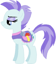 Size: 355x403 | Tagged: safe, artist:ra1nb0wk1tty, roxie, roxie rave, pony, g4, simple background, solo, white background