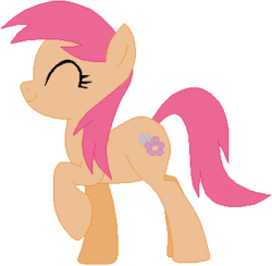 Size: 352x343 | Tagged: safe, artist:ra1nb0wk1tty, tropical spring, pony, g4, simple background, solo, white background