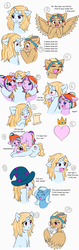 Size: 2260x7173 | Tagged: safe, artist:jolliapplegirl, trixie, oc, oc:daydreamer, oc:stardust, oc:sunflare, oc:vasile, pegasus, pony, unicorn, g4, absurd resolution, best friends, doodle dump, doodles, next generation, offspring, parent:bulk biceps, parent:starlight glimmer, parent:sunburst, parent:trixie, parents:bulkxie, parents:starburst, twins