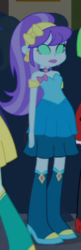 Size: 140x430 | Tagged: safe, screencap, aqua blossom, blueberry cake, watermelody, equestria girls, g4, my little pony equestria girls, boots, cropped, fall formal outfits, glowing eyes, high heel boots, mind control