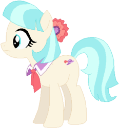 Size: 355x382 | Tagged: safe, artist:ra1nb0wk1tty, coco pommel, earth pony, pony, g4, female, simple background, solo, white background