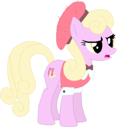 Size: 366x397 | Tagged: safe, artist:ra1nb0wk1tty, luckette, pony, g4, female, simple background, solo, white background