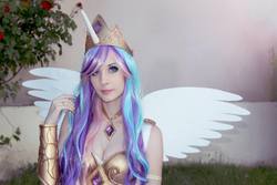 Size: 2048x1366 | Tagged: safe, artist:illisiacosplay, princess celestia, human, g4, clothes, cosplay, costume, female, irl, irl human, photo, solo