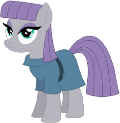 Size: 340x347 | Tagged: safe, artist:ra1nb0wk1tty, maud pie, earth pony, pony, g4, female, simple background, solo, white background
