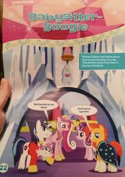 Size: 916x1295 | Tagged: safe, official comic, princess cadance, princess flurry heart, shining armor, starlight glimmer, sunburst, pony, g4, official, i got this, translation