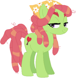 Size: 362x371 | Tagged: safe, artist:ra1nb0wk1tty, tree hugger, pony, g4, female, simple background, solo, white background