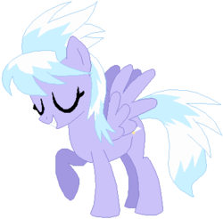 Size: 373x367 | Tagged: safe, artist:ra1nb0wk1tty, cloudchaser, g4, female, simple background, solo, white background, wrong cutie mark