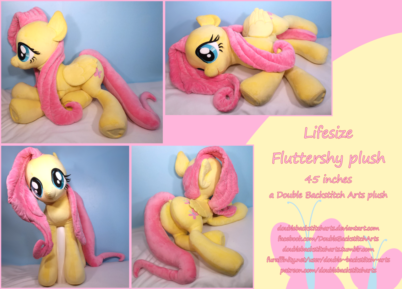 life size fluttershy plush