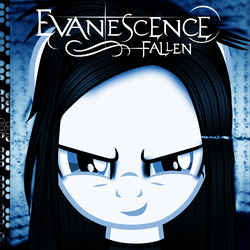 Size: 1500x1500 | Tagged: safe, artist:aldobronyjdc, pony, album, album cover, amy lee, base used, cover, evanescence, looking at you, parody, ponified, ponified album cover