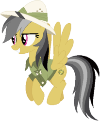 Size: 363x440 | Tagged: safe, artist:ra1nb0wk1tty, daring do, g4, female, simple background, solo, white background