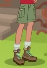 Size: 151x219 | Tagged: safe, screencap, timber spruce, equestria girls, g4, my little pony equestria girls: legend of everfree, boots, clothes, legs, pictures of legs, shorts, socks