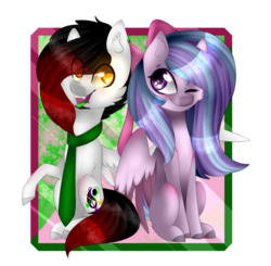 Size: 903x884 | Tagged: safe, artist:ohsushime, oc, oc only, pegasus, pony, bow, female, hair bow, mare, necktie, sitting