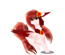Size: 1024x860 | Tagged: safe, artist:php146, oc, oc only, oc:sora, pony, seraph, colored wings, eye clipping through hair, female, mare, multicolored wings, multiple wings, simple background, solo, transparent background