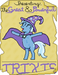 Size: 592x764 | Tagged: safe, artist:8-bitbrony, trixie, pony, unicorn, g4, female, mare, pixel art