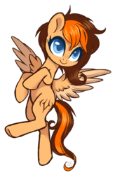 Size: 1785x2726 | Tagged: safe, artist:hawthornss, oc, oc only, oc:aerion featherquill, pegasus, pony, cute, ocbetes, simple background, smiling, solo, transparent background, underhoof