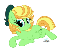 Size: 1024x847 | Tagged: safe, artist:iheartjapan789, oc, oc only, oc:inkblott, pegasus, pony, female, mare, prone, simple background, smiling, solo, transparent background