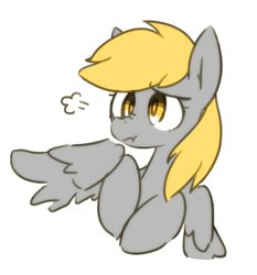Size: 2171x2326 | Tagged: safe, artist:akainu_pony, derpy hooves, pegasus, pony, g4, female, high res, mare, scrunchy face, simple background, solo, white background