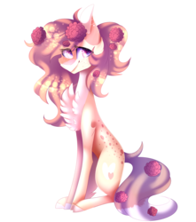 Size: 2276x2578 | Tagged: safe, artist:huirou, oc, oc only, oc:promise rose, earth pony, pony, chest fluff, female, flower, flower in hair, flower in tail, high res, mare, simple background, sitting, solo, transparent background