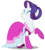 Size: 2722x3000 | Tagged: safe, artist:brony-works, rarity, pony, unicorn, g4, alternate hairstyle, clothes, dress, eyes closed, eyeshadow, female, happy, high res, makeup, mare, raised hoof, simple background, smiling, solo, transparent background, vector