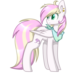 Size: 1459x1440 | Tagged: safe, artist:despotshy, oc, oc only, pegasus, pony, colored pupils, ear piercing, earring, female, jewelry, mare, piercing, simple background, solo, transparent background