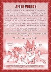 Size: 800x1131 | Tagged: safe, artist:vavacung, king sombra, velvet (tfh), oc, oc:charcold, deer, hybrid, reindeer, comic:crossover story, them's fightin' herds, g4, alternate timeline, cloven hooves, comic, community related, crossover, crossover shipping, female, interspecies offspring, male, mother and child, mother and son, offspring, parent:king sombra, parent:velvet, shipping, tfh oc