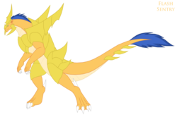 Size: 1097x729 | Tagged: safe, artist:pyrus-leonidas, screencap, flash sentry, kaiju, pony, g4, armor, claws, kaijufied, male, monster, simple background, solo, species swap, spikes, tail, transparent background